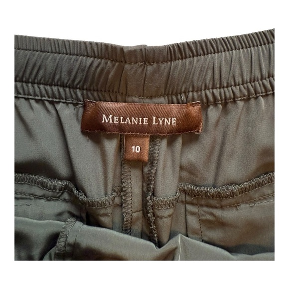 Melanie Lyne Khaki Green Pull On Jogger Pants - Size 10 - Picture 6 of 11